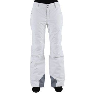 Columbia Omni heat Bugaboo white snow pants size M